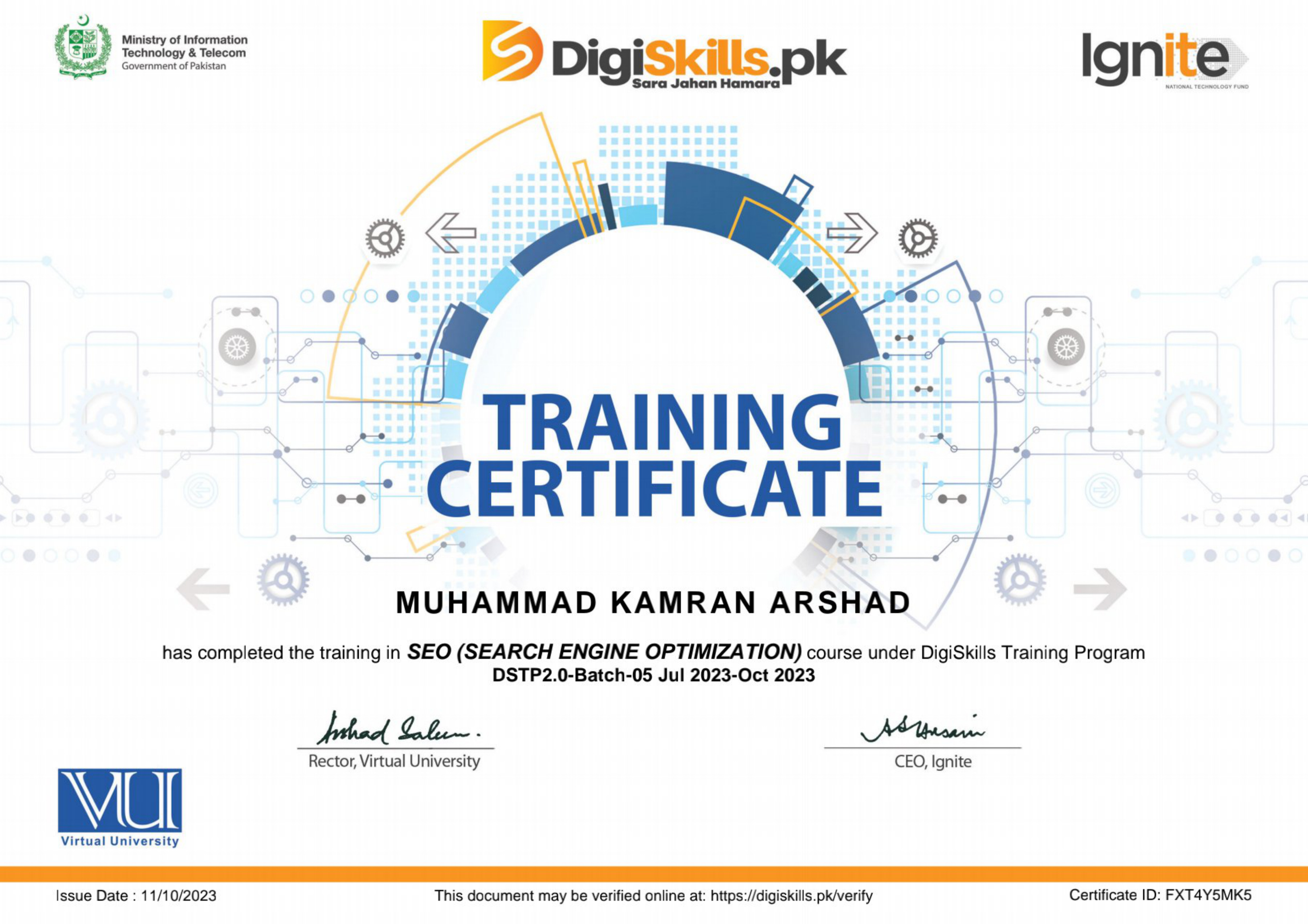SEO Certification